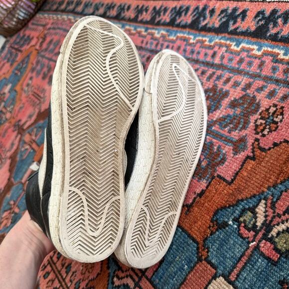 Nike Blazer Black and White Lace Up High Top Sneakers - Picture 5 of 7